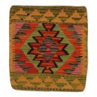 Coussin oriental Kilim 40x40 Taie d'oreiller tissé à la main
