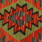 Coussin oriental Kilim 40x40 Taie d'oreiller tissé à la main