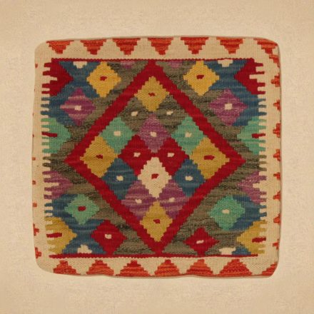 Coussin oriental Kilim 40x40 Taie d'oreiller tissé à la main
