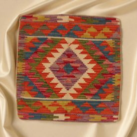   Coussin oriental Kilim 40x40 Taie d'oreiller tissé à la main