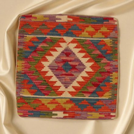 Coussin oriental Kilim 40x40 Taie d'oreiller tissé à la main