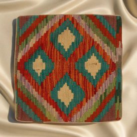 Coussin Kilim 45x45 housse de coussin tissé à la main