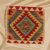Coussin Kilim 45x45 housse de coussin tissé à la main