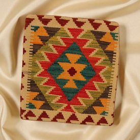 Coussin Kilim 45x45 housse de coussin tissé à la main