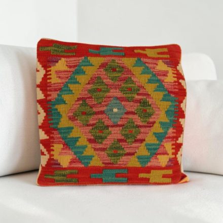 Housse de coussin Kilim afghan 40x40 coussin tissé à la main