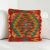 Housse de coussin Kilim afghan 40x40 coussin tissé à la main