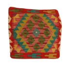 Housse de coussin Kilim afghan 40x40 coussin tissé à la main