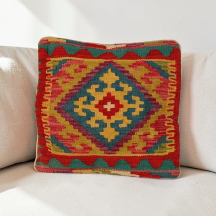 Housse de coussin Kilim afghan 40x40 coussin tissé à la main