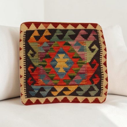 Housse de coussin Kilim afghan 40x40 coussin tissé à la main
