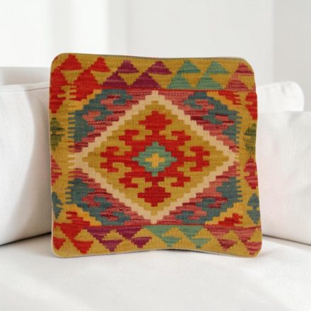 Housse de coussin Kilim afghan 40x40 coussin tissé à la main