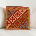 Housse de coussin Kilim afghan 40x40 coussin tissé à la main