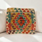 Housse de coussin Kilim afghan 40x40 coussin tissé à la main