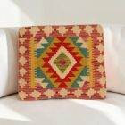 Housse de coussin Kilim afghan 45x40 coussin tissé à la main