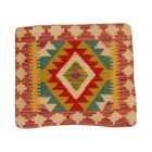 Housse de coussin Kilim afghan 45x40 coussin tissé à la main