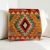 Housse de coussin Kilim afghan 40x40 coussin tissé à la main