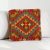 Housse de coussin Kilim afghan 40x40 coussin tissé à la main
