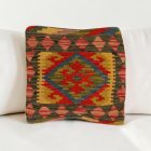 Housse de coussin Kilim afghan 40x40 coussin tissé à la main