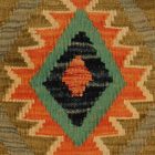 Housse de coussin Kilim afghan 40x40 coussin tissé à la main