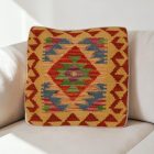 Housse de coussin Kilim afghan 40x40 coussin tissé à la main