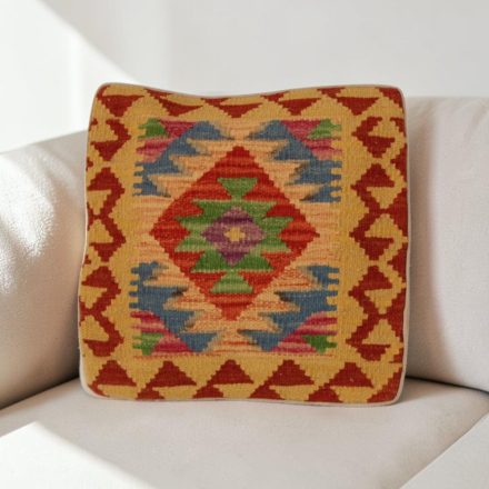 Housse de coussin Kilim afghan 40x40 coussin tissé à la main
