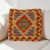 Housse de coussin Kilim afghan 40x40 coussin tissé à la main
