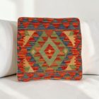 Housse de coussin Kilim afghan 40x40 coussin tissé à la main