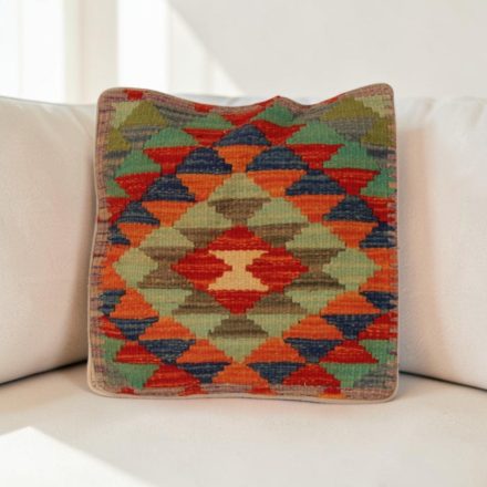 Housse de coussin Kilim afghan 40x40 coussin tissé à la main