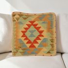 Housse de coussin Kilim afghan 40x40 coussin tissé à la main