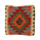 Coussin décoratif oriental 40x40 housse de coussin Kelim tissée main