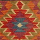 Coussin décoratif oriental 40x40 housse de coussin Kelim tissée main
