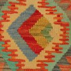Coussin décoratif oriental 40x40 housse de coussin Kelim tissée main