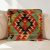 Coussin décoratif oriental 40x40 housse de coussin Kelim tissée main