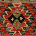 Coussin décoratif oriental 40x40 housse de coussin Kelim tissée main