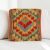 Coussin décoratif oriental 40x40 housse de coussin Kelim tissée main