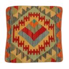Coussin décoratif oriental 40x40 housse de coussin Kelim tissée main