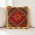 Coussin décoratif oriental 40x40 housse de coussin Kelim tissée main
