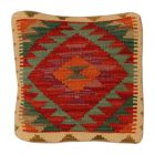 Coussin décoratif oriental 40x40 housse de coussin Kelim tissée main