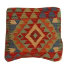 Coussin décoratif oriental 40x40 housse de coussin Kelim tissée main