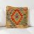 Coussin décoratif oriental 40x40 housse de coussin Kelim tissée main