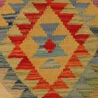Coussin décoratif oriental 40x40 housse de coussin Kelim tissée main