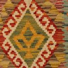 Coussin décoratif oriental 40x40 housse de coussin Kelim tissée main
