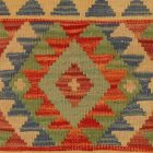 Coussin décoratif oriental 40x40 housse de coussin Kelim tissée main
