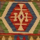 Coussin décoratif oriental 40x40 housse de coussin Kelim tissée main