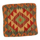 Coussin décoratif oriental 40x40 housse de coussin Kelim tissée main