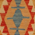 Coussin décoratif oriental 40x40 housse de coussin Kelim tissée main