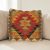 Coussin décoratif oriental 40x40 housse de coussin Kelim tissée main