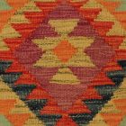 Coussin décoratif oriental 40x40 housse de coussin Kelim tissée main