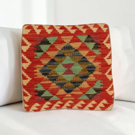 Coussin décoratif tissé main 40x40 housse de coussin Kelim