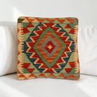 Coussin décoratif tissé main 40x40 housse de coussin Kelim