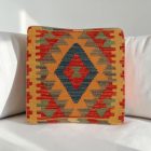 Coussin décoratif tissé main 40x40 housse de coussin Kelim